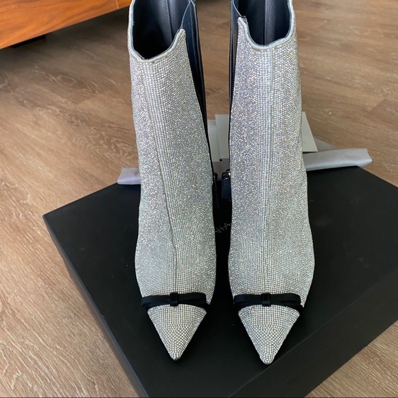 Marco De Vincenzo Crystal Boots Booties 37 NWT - Picture 6 of 16